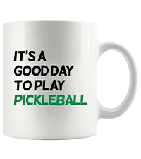 Panvola Queen of the Pickleball Court Pickleball Gifts for Women Ceramic Mug Gifts for Pickleball Lovers Coffee Cup 11 oz White Novelty Drinkware