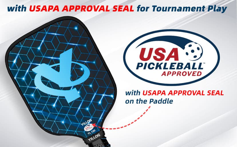 Pickleball Paddles, USAPA Approved Pickleball Paddle Set of 4, Fiberglass Surface Pickleball Set, 4 Pickleball Balls, 4 Cooling Towels, Pickleball Bag, Pickle Ball Paddle for Men Women