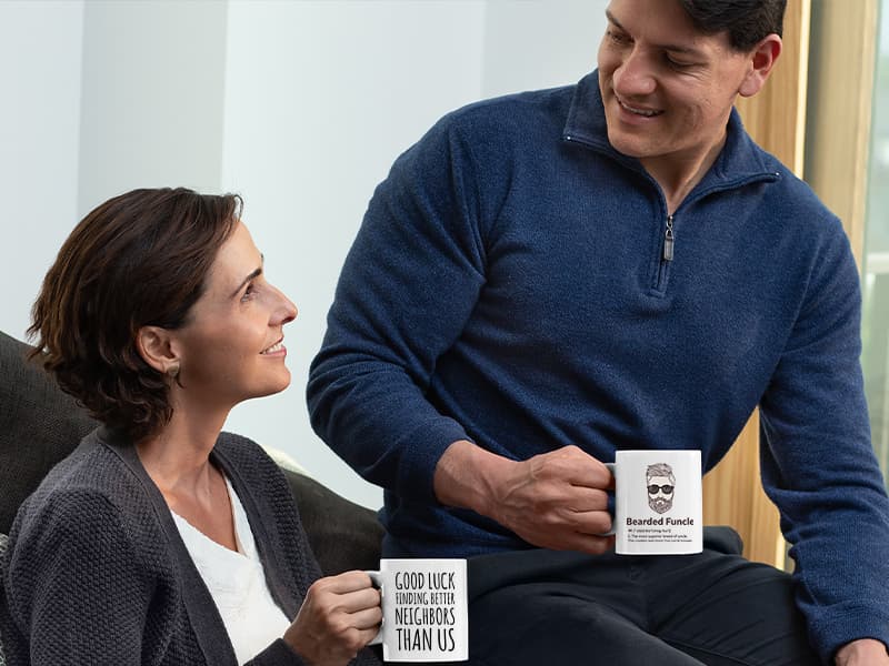 Panvola Queen of the Pickleball Court Pickleball Gifts for Women Ceramic Mug Gifts for Pickleball Lovers Coffee Cup 11 oz White Novelty Drinkware