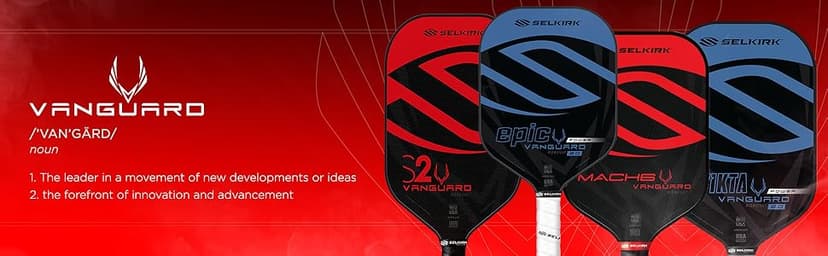 Selkirk Vanguard Hybrid Polypropylene X5 Core & Vanguard Power Polypropylene X6 Core Pickleball Paddles | Carbon Fiber Lightweight Pickleball Paddle & Midweight Pickle Ball Paddles |Made in The USA |