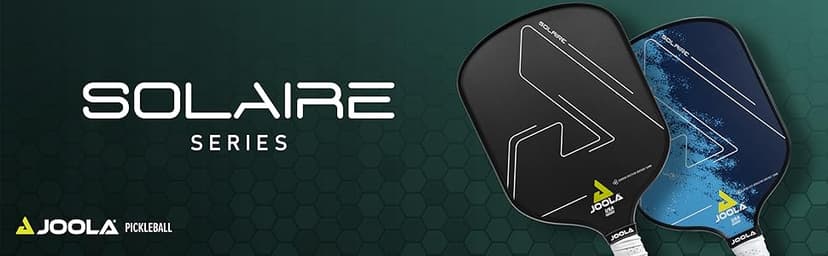 JOOLA Solaire Professional Pickleball Paddle with Carbon Friction Surface - Ideal Combination of Spin, Power, & Control - Pickleball Racket with Reactive Polypropylene Honeycomb Core 14mm