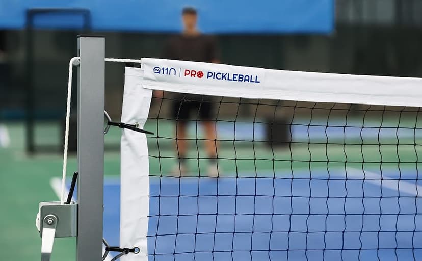 A11N Sports Pro Pickleball Net with Wheels and Hand Winch, Tournament Regulation Size, Anti-Sag Design, Perfect for Outdoor Court & Indoor Gym Floor