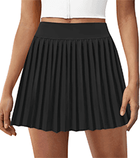 FireSwan Tennis Skirt for Women with Pockets Shorts Crossover High Waisted Pleated Golf Skorts Athletic Workout Skirts