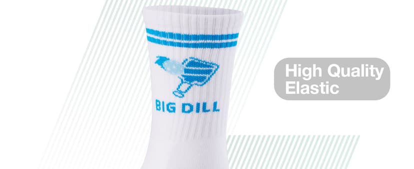 Newluck Pickleball Socks Sport,Running,Calf,Compression,Apparel,Performance Cushione,Breathable,Crew Sock for Men Women(3Pairs)