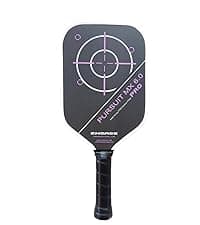 Engage Pursuit Pro MX 6.0 Pickleball Paddle – Elongated Shape, Raw T700 Toray Carbon Fiber Face, 16mm Control Pro “Black” Core