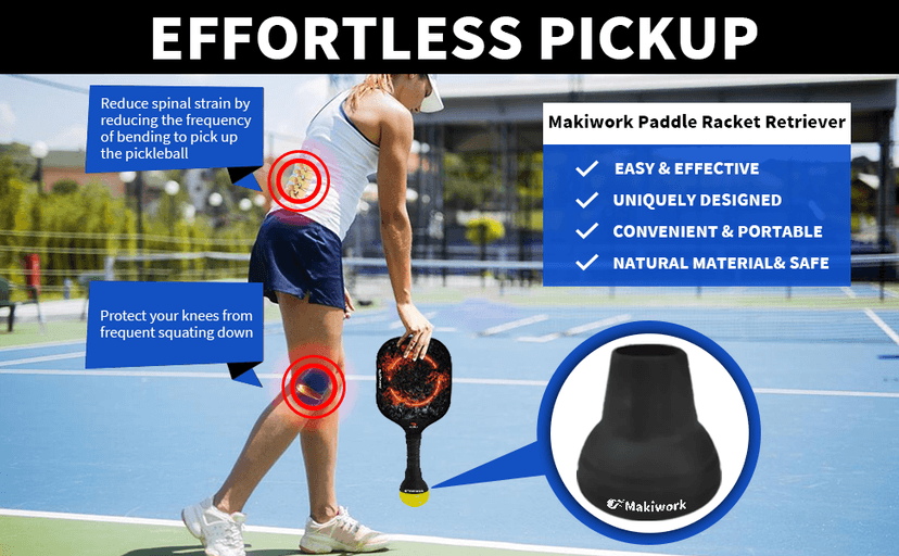 Pickleball Ball Retriever Silicone Pickleball Grabber and Picker