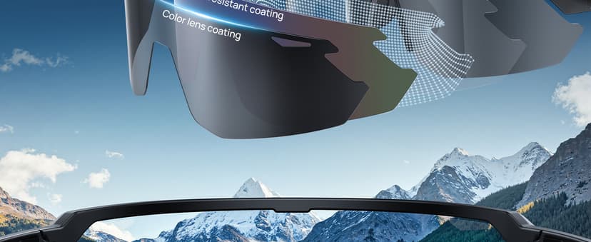 Lamicall Polarized Sports Sunglasses for Men Women, 24g, UV400 Protection Sun Glasses for Cycling Running Baseball Fishing