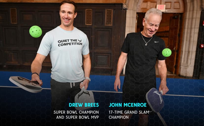 SPORT PICKLEBALL PADDLE | USAPA Pro Tournament Approved | Over 50% Noise Reduction | New Patented Nano-Technology Design & Surface | Elite Performance