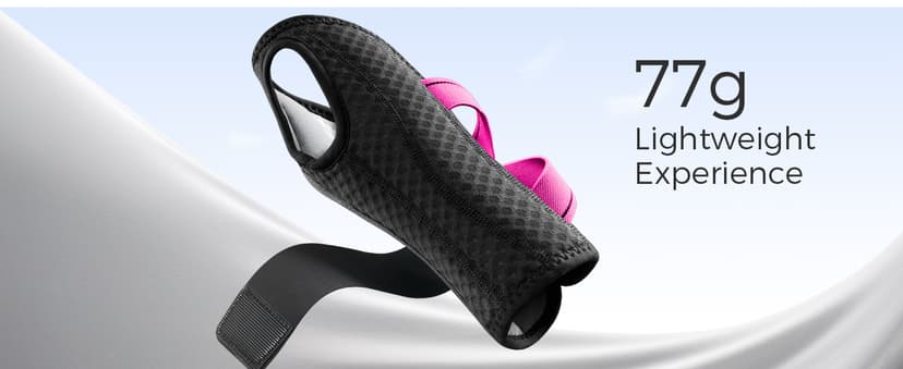 FREETOO Carpal Tunnel Wrist Brace Night Support Fit Right Hand for Work, Pain Relief Wrist Splint for Tendonitis, Sprain, Strain, Rigid Hand Brace for Arthritis for Women and Men (S/M, Black/Pink)