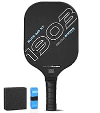 Pickleball Paddles,USAPA Approved Titanium Aluminum Surface & Titanium Aluminum Core Pickleball Set,Pickle Ball Paddles Set of 2 for Men Women New Players