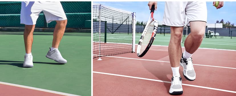 FitVille Extra Wide Pickleball Shoes for Men, All Court Tennis Sneakers Shoes with Arch Support