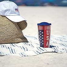 Tervis Pickleball Made in USA Double Walled Insulated Tumbler Travel Cup Keeps Drinks Cold & Hot, 24oz, Classic