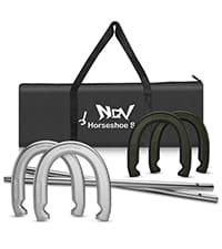 NQV Pickleball Set with Net-10FT Half Court Size Pickleball Net+Wood Pickleball Paddles+Pickle Balls+Ball Retrievers, Portable Outdoor Driveway Indoor for Adults Beginners