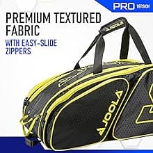 JOOLA Tour Elite Pro Pickleball Bag – Backpack & Duffle Bag for Paddles & Pickleball Accessories – Thermal Insulated Pockets Hold 4+ Paddles - Includes Fence Hook