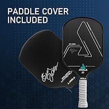 JOOLA Ben Johns Hyperion Pickleball Paddle - Select Raw Carbon Surface or Carbon Abrasion Surface for Increased Power and Spin - Elongated Grip Handle - Carbon Fiber Pickleball Paddle - USAP Approved