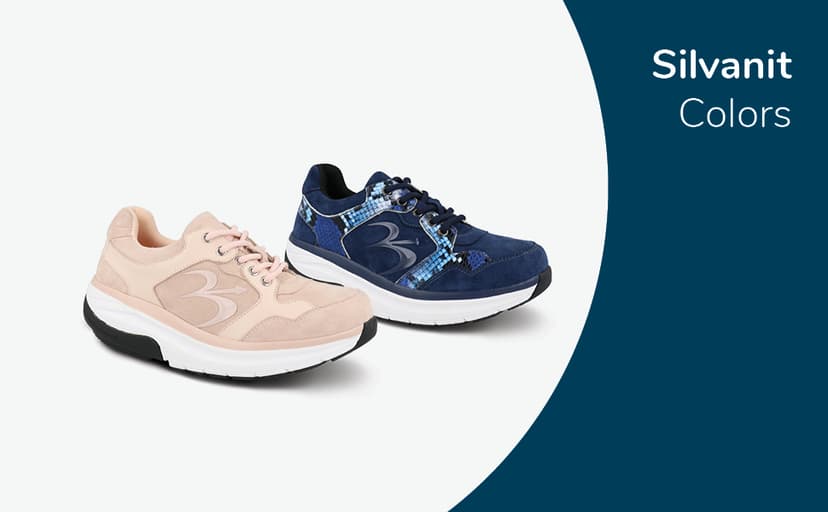 Gravity Defyer Women's G-Defy Silvanit Athletic Shoes - Hybrid VersoShock Proven Performance Shock-Absorbing Leather Pain Relief Shoes