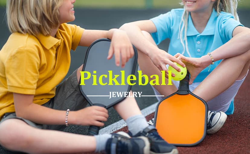 Bracelet Gifts for Pickleball Lovers - Women & Men, Bead Bracelet Accessories Jewelry