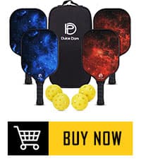 DULCE DOM Pickleball Paddles Set of 2/4 - USAPA Approved, Fiberglass Surface Pickleball Racket with 4 Indoor Outdoor Pickleball Balls and Pickleball Bag, Ideal Training Equipment Gift for Men & Women