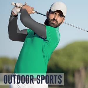 OutdoorEssentials UV Sun Protection Arm Sleeves - Compression Arm Sleeve, UV Arm Sleeves Men, Women - Golf Cooling Sleeves