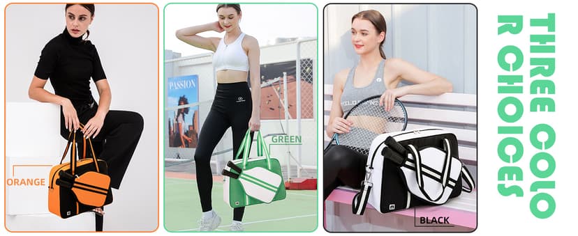 Pickleball Bag, Pickleball Bags for Women and Men,Pickleball Paddle Bag Large Capacity can Hand-Carried or Crossbody.