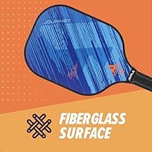 JOOLA Journey Pickleball Paddle – Fiberglass Graphite Surface for More Power – Lightweight Pickleball Paddle w/Increased Control - Multiple Colors & Designs - USAPA Approved