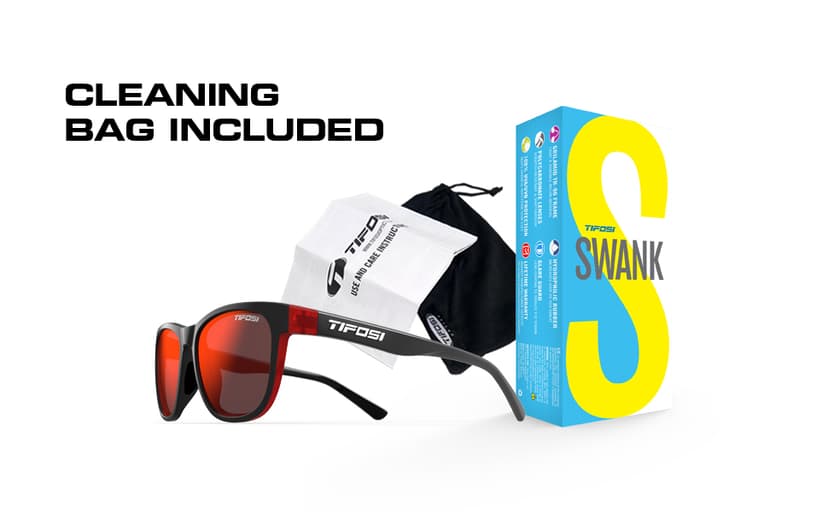 Swank Sport Sunglasses - Tangle Free - Ideal For Cycling, Golf, Hiking, Pickleball, Running and Great Lifestyle Look