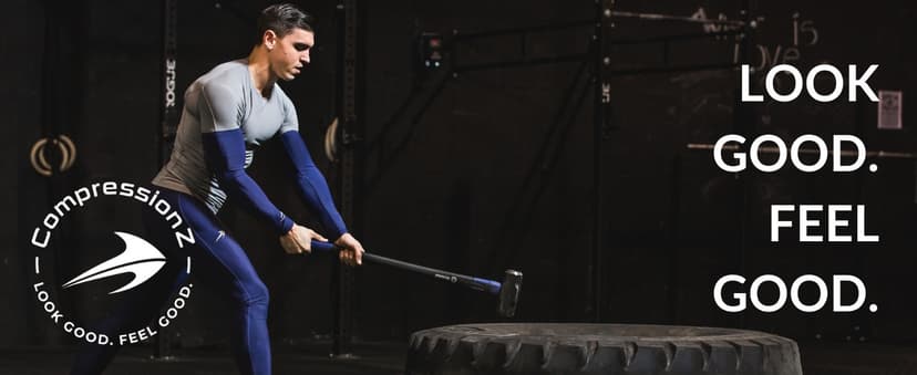 CompressionZ Sports Compression Arm Sleeves Men & Women | Basketball Baseball Football Golf UV Protection & Elbow Pain Relief