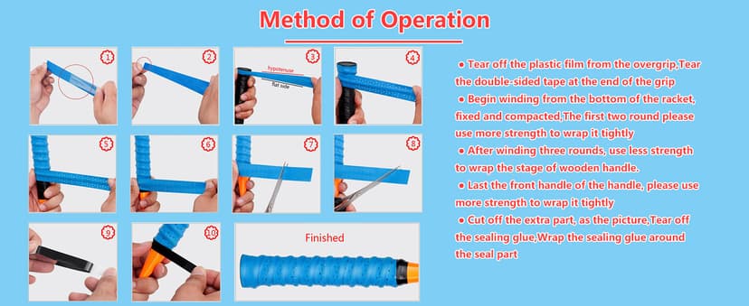 Senston New Rackets Grip Anti Slip Perforated Super Absorbent Tennis Overgrip Badminton Overgrip Pickleballs Overgrip