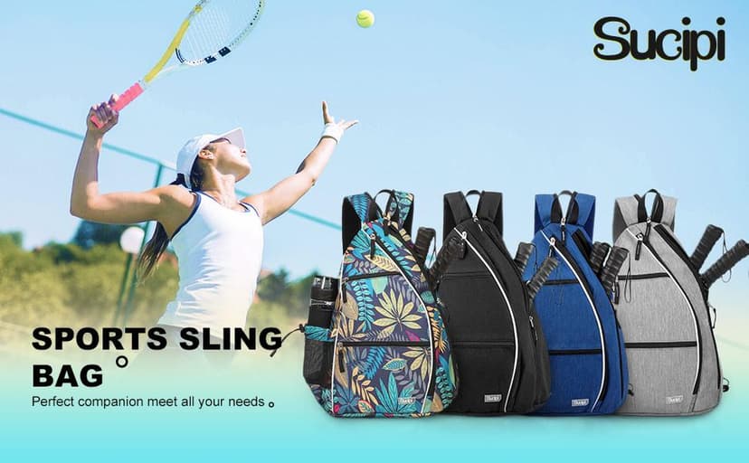 Sucipi Pickleball Bag Pickleball Backpack for Women Men Pickleball Paddle Backpack Reversible Pickleball Paddle Bag Pickleball Rackets Bags for Ladies