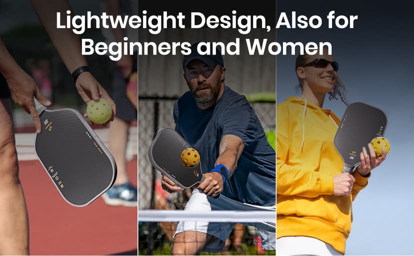 Leo Series Carbon Fiber Pickleball Paddle – 16mm Roar-Powered Core for Dominance & Precision, USAPA Approved Thermoformed Pickleball Paddles, T700&3K Raw Carbon Fiber Pickleball Racket.