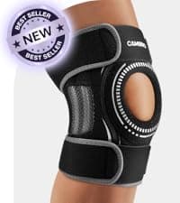 CAMBIVO 2 Pack Knee Braces for Women and Men, Patella Knee Support Strap, Basketball, Running, Hiking, Volleyball, Tennis, Squats