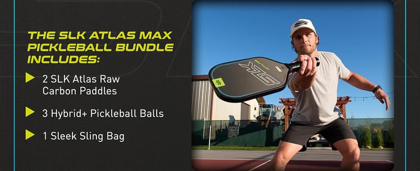 Selkirk Sport Pickleball Paddles Set of 2 | Designed in The USA | Choose The SLK Neo Graphite, SLK Neo Fiberglass Pickleball Set or SLK Atlas Pickleball Bundle