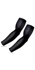 Tough Outdoors Sun Protection Sleeves - UV Arm Sleeves for Men and Women - Golf Cooling Arm Sleeves - Baseball Sun Sleeves