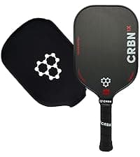 CRBN X Series Power Pickleball Paddle - Carbon Fiber Pickleball Paddle with Foam Injected Edges for Expanded Sweet Spot