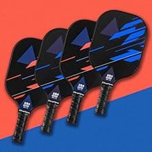niupipo Pickleball Paddles Set of 2/4, USAPA Approved Lightweight Pickleball Rackets, Durable Fiberglass Surface with Polypropylene Honeycomb Core, Cushion Grip and Carry Bag