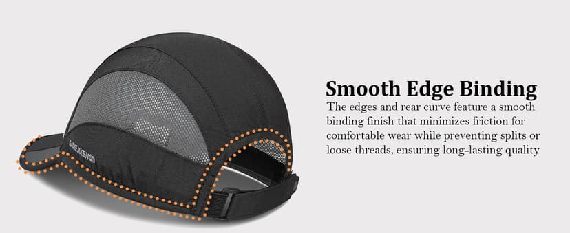 GADIEMKENSD Quick Dry Run Hat Cooling Breathable Mesh
