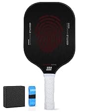 Pickleball Paddles,USAPA Approved Titanium Aluminum Surface & Titanium Aluminum Core Pickleball Set,Pickle Ball Paddles Set of 2 for Men Women New Players