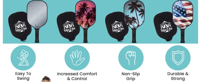 Carbon Fiber Pickleball Paddle - USAPA Approved - Lightweight Pickleball Racket - Enhanced Spin Texture – 16MM T700 Premium Graphite Pickleball Paddles - Cover Included