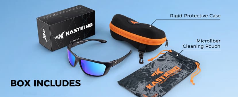 KastKing Huzzah Polarized Sport Sunglasses for Men and Women, Ideal for Driving Fishing Cycling and Running,UV Protection