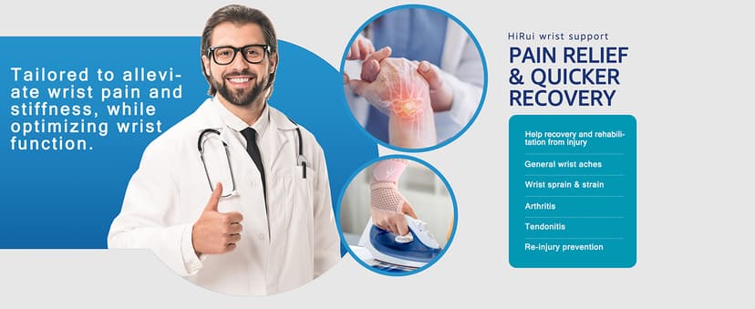 HiRui 2-Pack Ultra-Thin Mesh Wrist Wraps - Breathable, Adjustable Wrist Support for Workouts & Daily Use - Unisex Wrist Brace for Pain Relief, Tendonitis, Carpal Tunnel - One Size Fits All (Black)