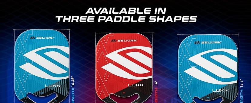 Selkirk Sport LUXX Control Pickleball Paddle | Carbon Fiber Paddle with Polypropylene X7 Core | Designed for Unmatched Control and Added Power