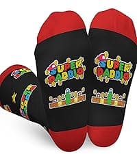 FOURSTUFF Hobby Socks for Ski, Cycling, Golf, Fishing, Soccer, Camping, Hunting, Hiking, Gaming, Book