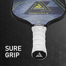 JOOLA Stratos or Essentials Pickleball Paddle – Reinforced Fiberglass Surface, Honeycomb Polypropylene Core, USAPA Approved, Durable & Beginner-Friendly Pickleball Racket with Comfortable Grip