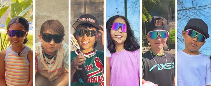 Eazyrun Polarized Small Sports Sunglasses for Youth Women, Baseball Softball Cycling Running Pickleball Padel tennis