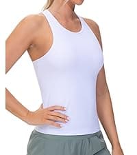 THE GYM PEOPLE Women's Workout Tops in Ice Silk Quick Dry Sleeveless