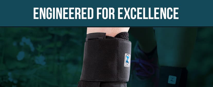 Zenith Ankle Brace, Lace Up Adjustable Support – for Running, Basketball, Injury Recovery, Sprain! Ankle Wrap for Men, Women, and Children