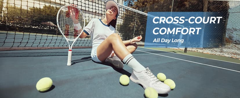 FitVille Wide Pickleball Shoes for Women Cloud-Like Lightweight Womens Tennis Shoes with Arch Support, Wide Toe Box Breathable Court Shoes for Racketball, Badminton