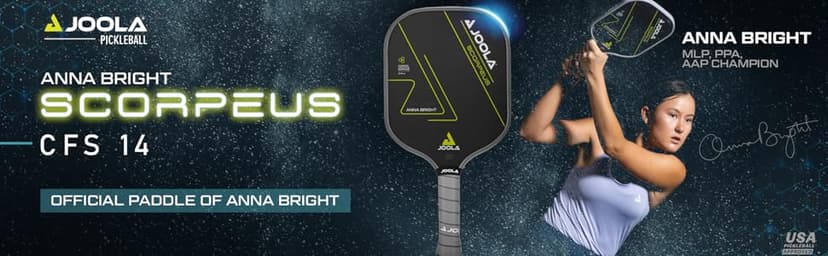 JOOLA Professional Pickleball Paddles – Raw Carbon Fiber Surface – Built for Spin, Speed & Control – Hyperion, Solaire, Perseus & Scorpeus – Swift & Standard Models – USAP Approved – Tournament-Level