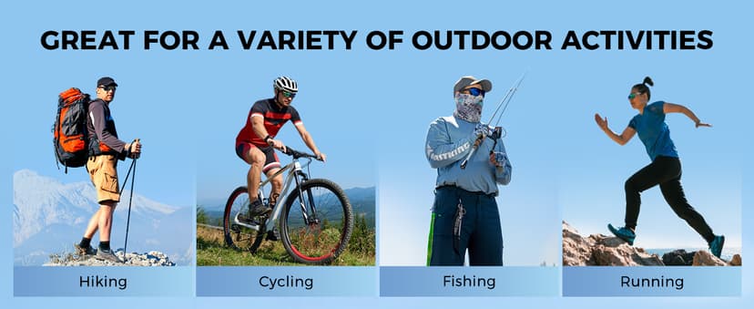 KastKing Huzzah Polarized Sport Sunglasses for Men and Women, Ideal for Driving Fishing Cycling and Running,UV Protection