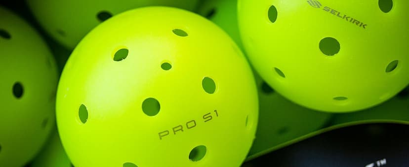 Selkirk Pro S1 Ball | Crack-Resistant | 38 Hole Outdoor Pickleball Balls | USAPA Approved Pickle Ball for Tournament Play | Advanced Aerodynamics |
